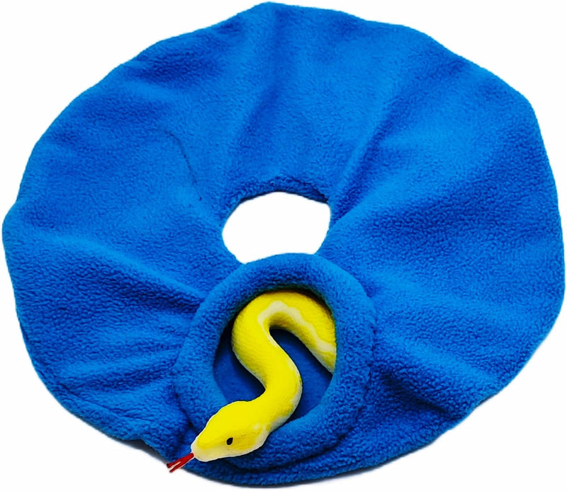 Snake Cozy Donut Hide for Ball Pythons Milk Snakes Corn Snakes Hognose Snake Cozy Hide Hutch Carrier Pouch 12