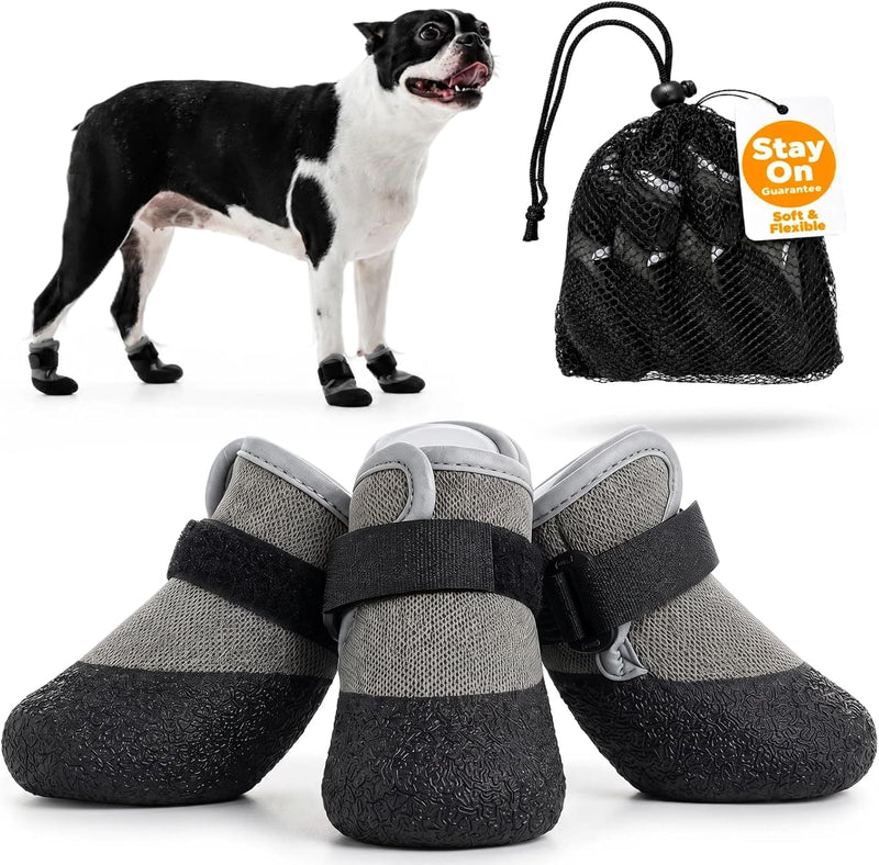 Super-Grippy, Comfortable Sole Dog Summer Shoes for Hot Pavement