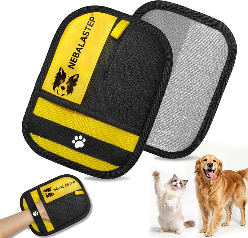Pet Hair Remover Gloves Brush for Dogs & Cats,Electrostatic Reusable Pet Hair Remover Tool for Laundry,Clothing,Couch,Ca