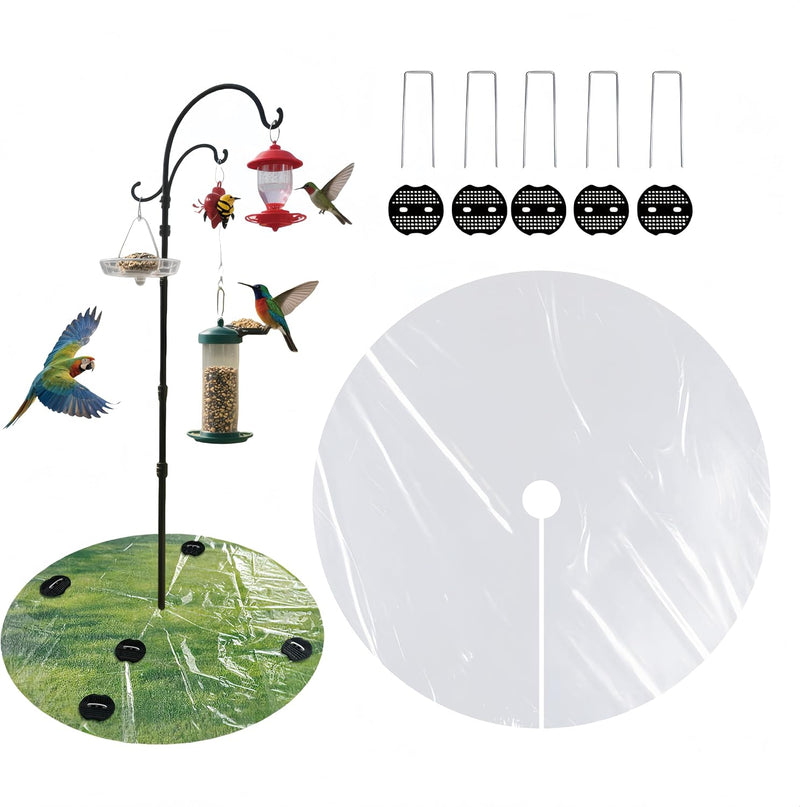 2 PCS Bird Seed Catcher for Pole - 47.24