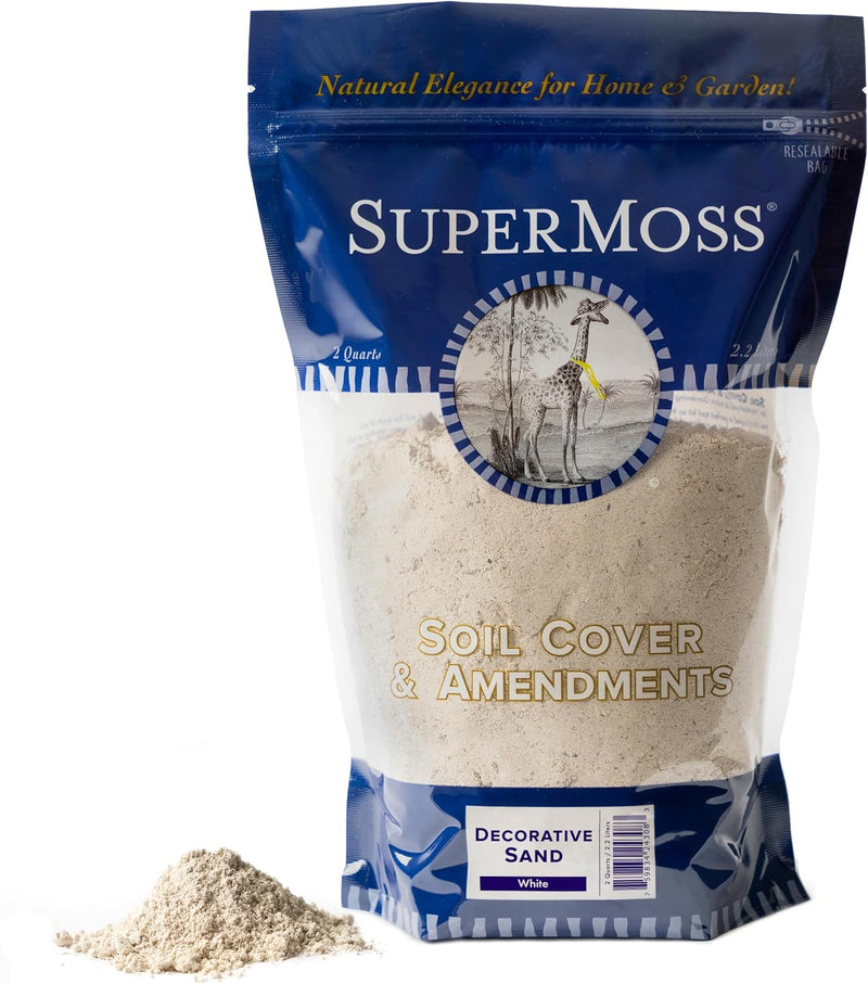SuperMoss (24308 Decorative Sand – Fine White Sand for Vase Filler, Terrariums, Zen Gardens, Aquarium Sand, Crafts & Top