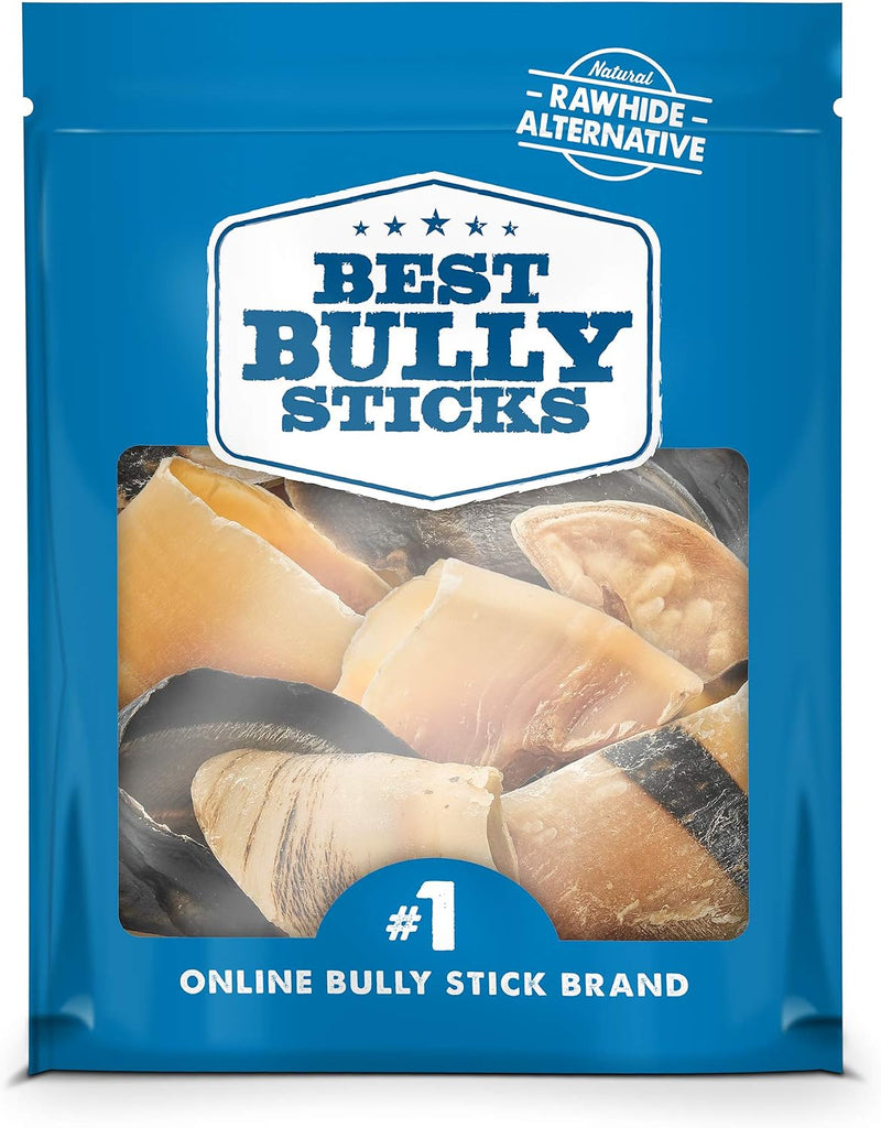 Best Bully Sticks 100% Natural Cow Hooves Dog Chews (25 Count Value Pack) - Free-Range & Grass-Fed Cattle - Long-Lasting