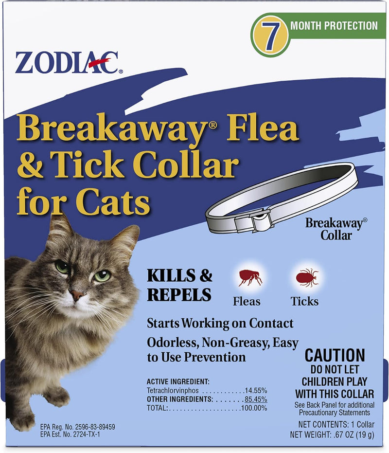 Zodiac Breakaway Flea and Tick Collar for Cats, 13