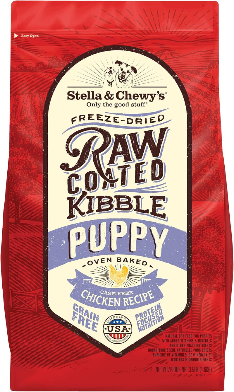 Stella 3.5Lb Raw Coated Puppy Kibble