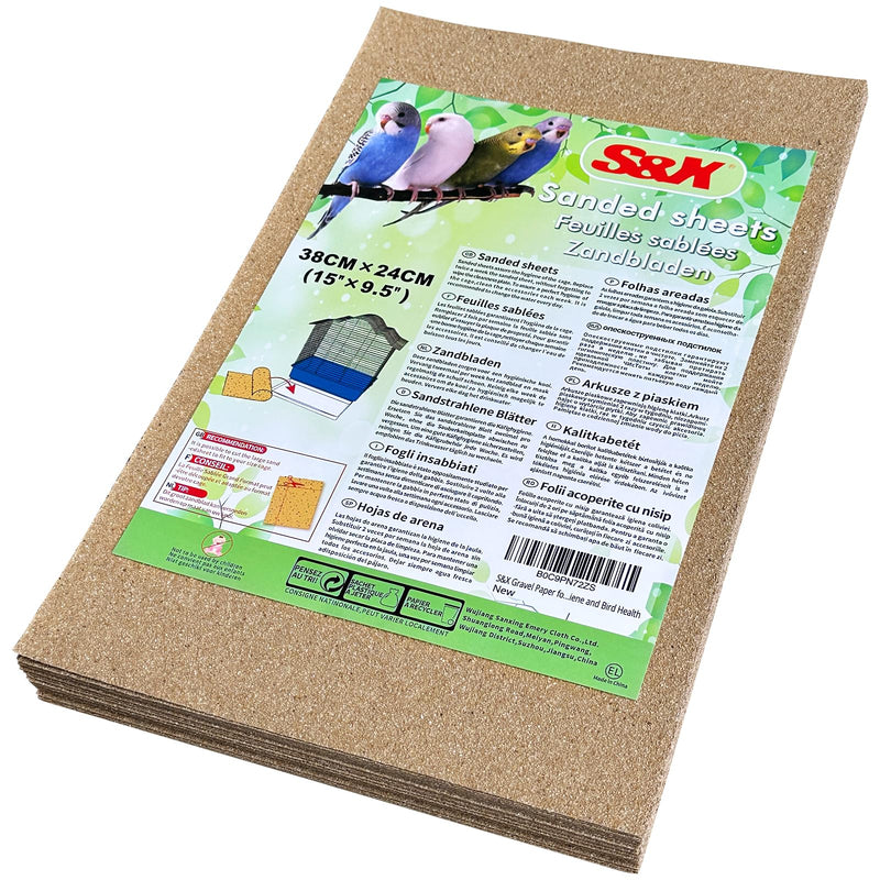 S&X Gravel Paper for Bird Cage 30-Pack 15