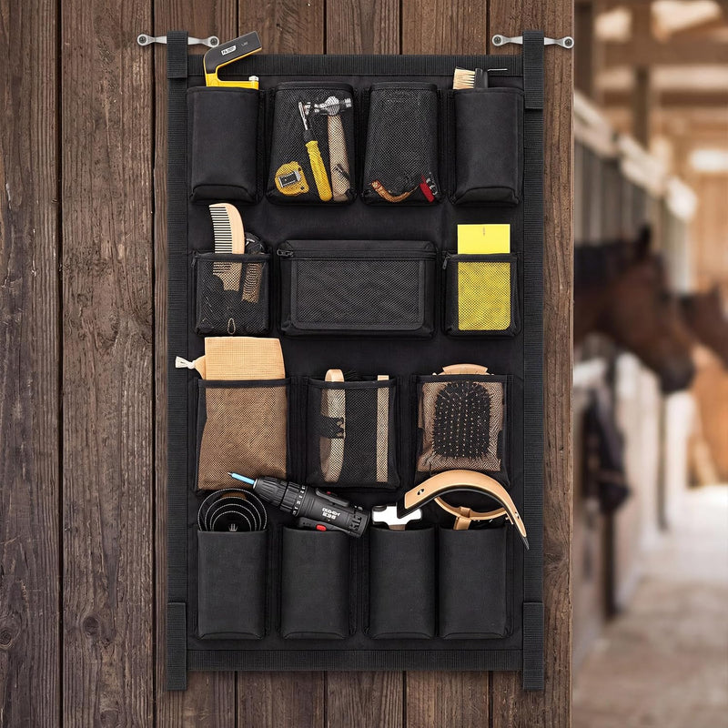 Abbylike Horse Trailer Organizer & Grooming Bag, Door Caddy