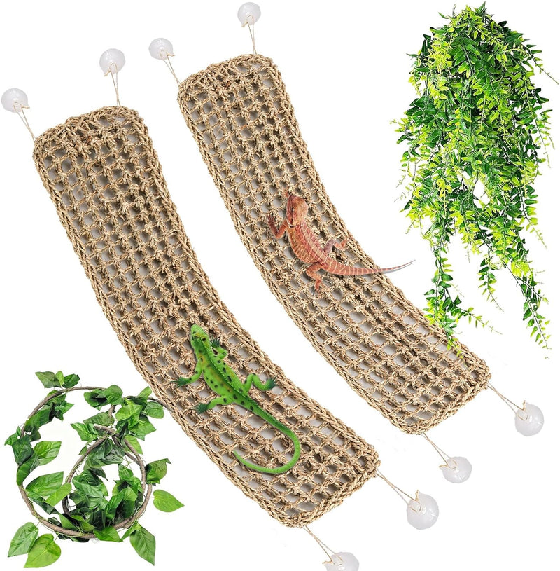 Tfwadmx 2 Pack Large Bearded Dragon Hammock,30