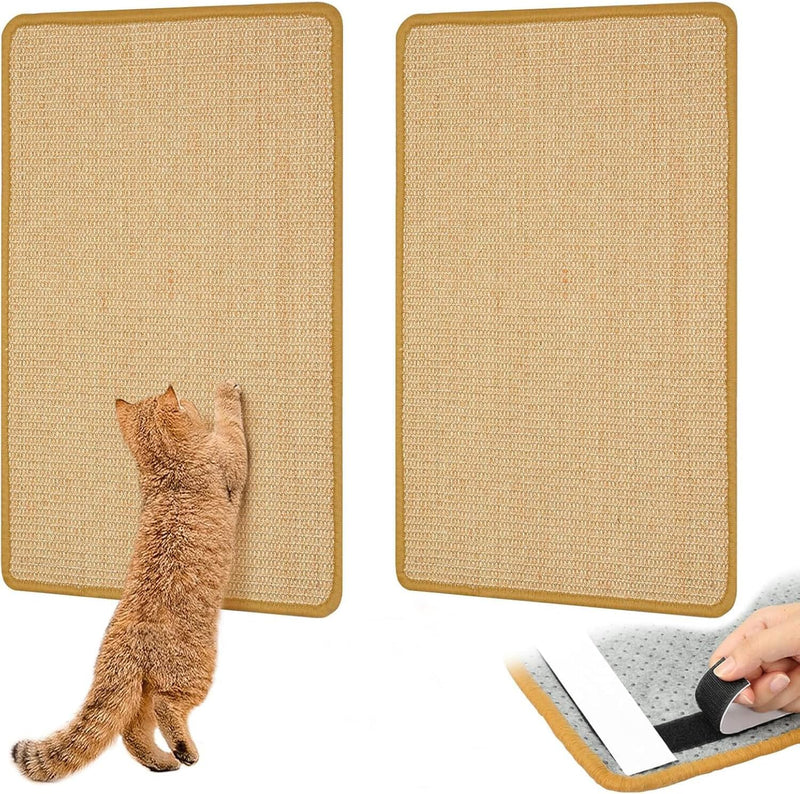 Cat Scratcher for Couch, Cat Scratching Mat Furniture Protector, 2 Pack 23.6