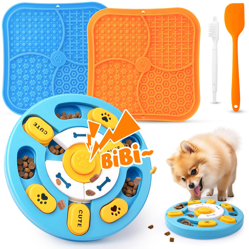 Eefitoys Advanced Dog Puzzle Toys for IQ Training & Mental Stimulation,Dog Lick Mat with Suction Cups for Anxiety Relief and Keeping Them Busy