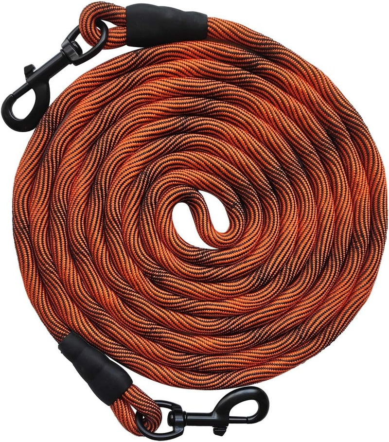 BTINESFUL Dog Tie Out, Check Cord Long Tether Rope Leash, 8ft 12ft 20ft 30ft 50ft 75ft Yard Training Dog Lead - Large Me