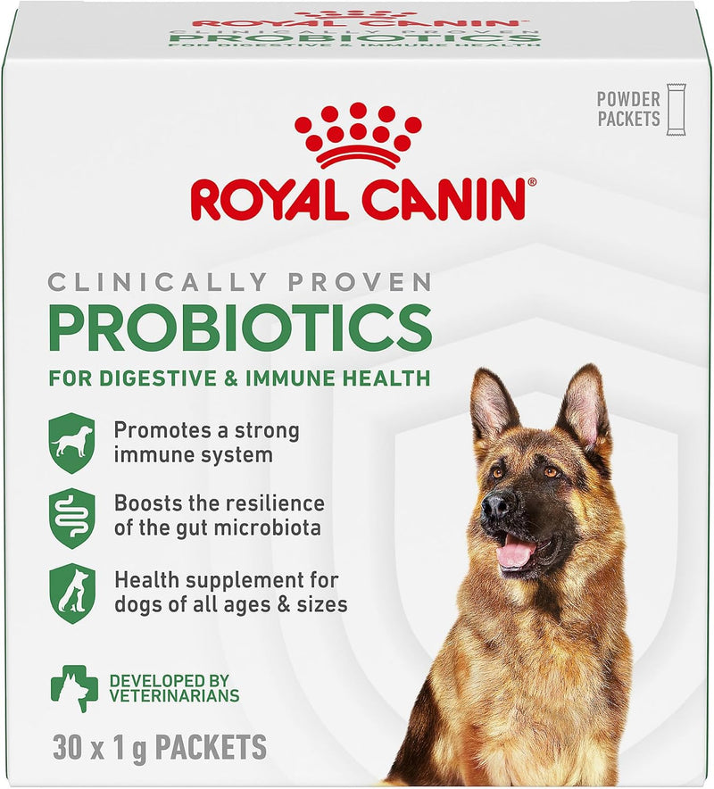 Royal Canin Probiotics for Dogs Digestive and Immune Health Powder Supplement for Dogs of All Ages, 30 Count