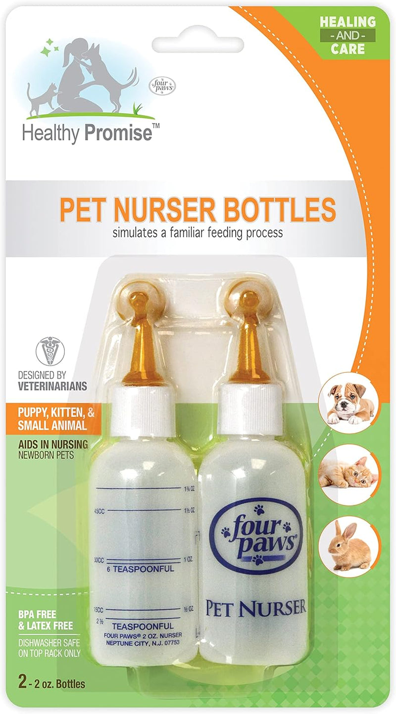 Four Paws Healthy Promise Pet Nurser Bottles, 2 Count