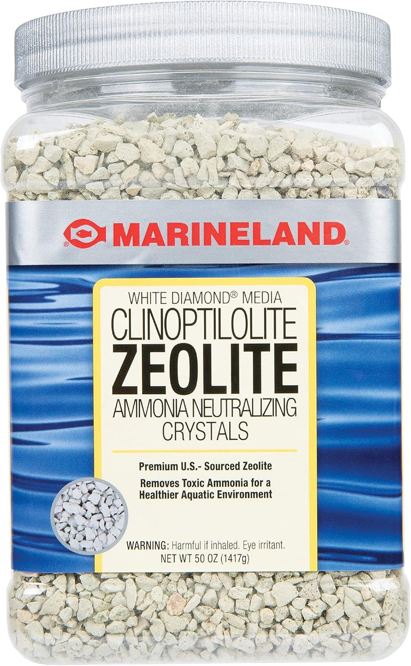 Marineland White Diamond Zeolite, Ammonia Neutralizing Crystals, 50 oz