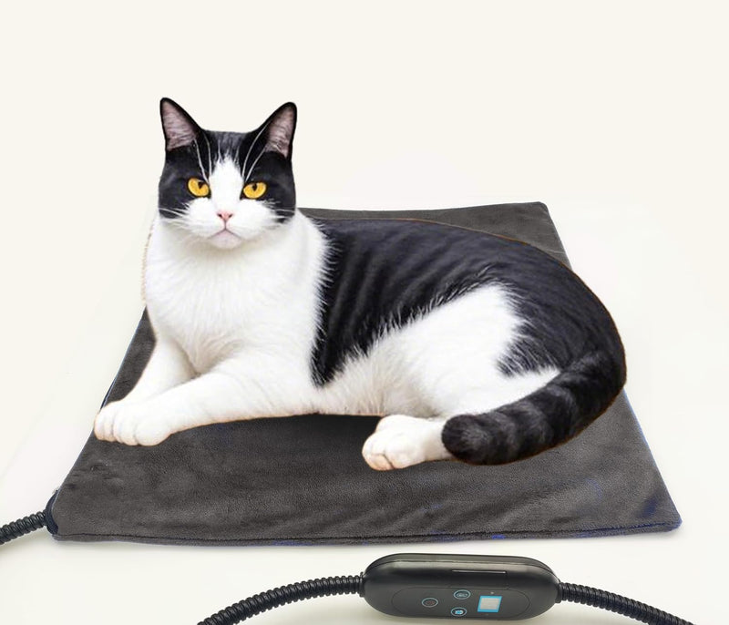 45x45cm Pet Heating Pad for Cats & Small Dogs,6 Heat Levels,Always-On