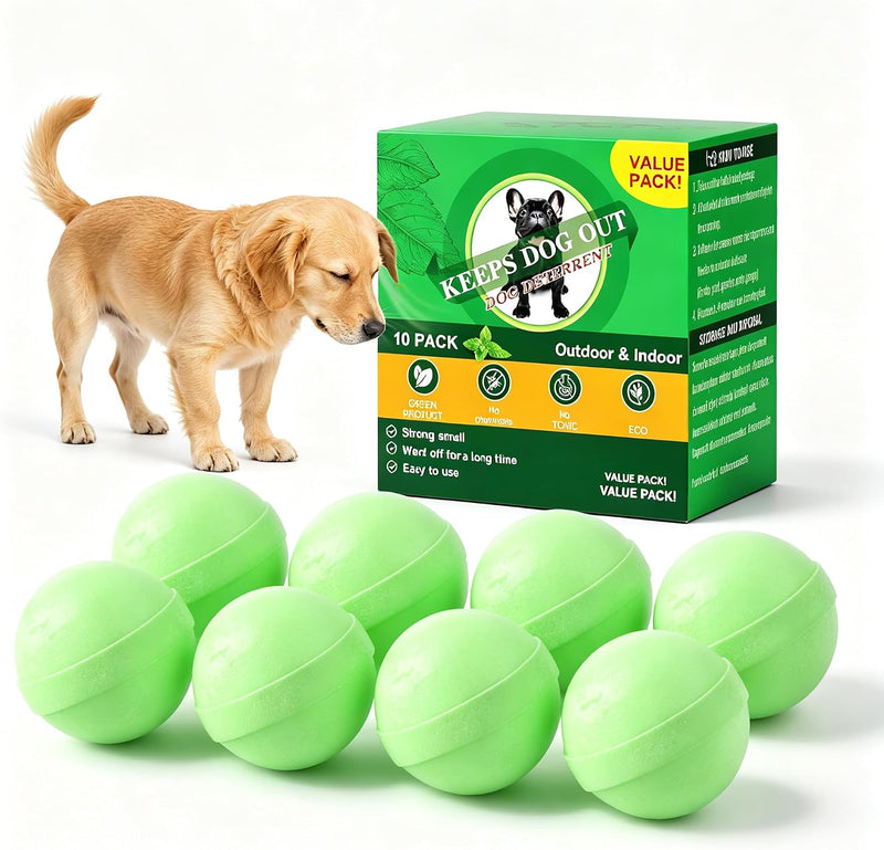Dog Deterrent Outdoor for Yard | Scent-Based Aid to Discourage Dog Digging & Unwanted Peeing | for Gardens, Plants, Pati