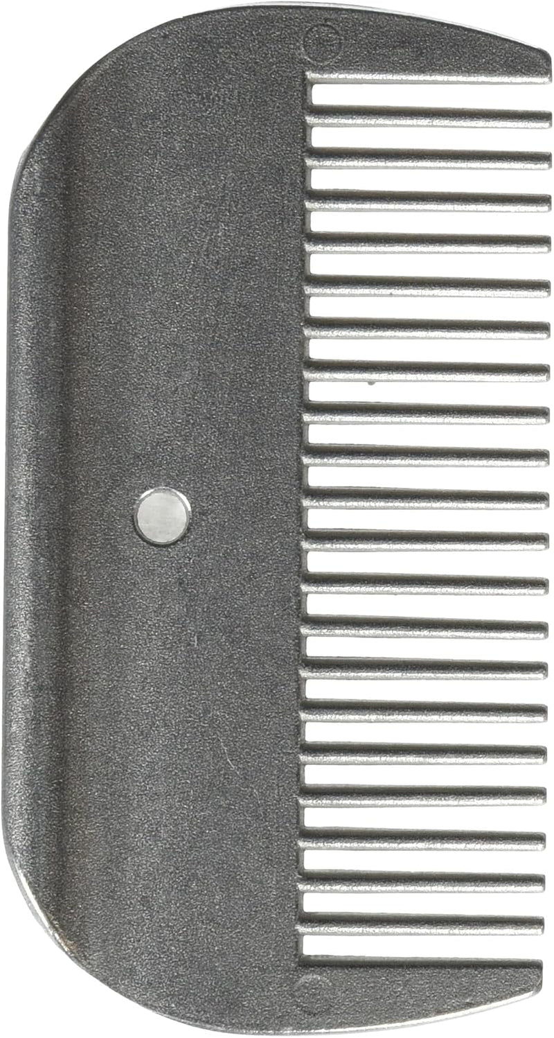 Partrade 077271 Mane Comb for Horses Silver, 4inch