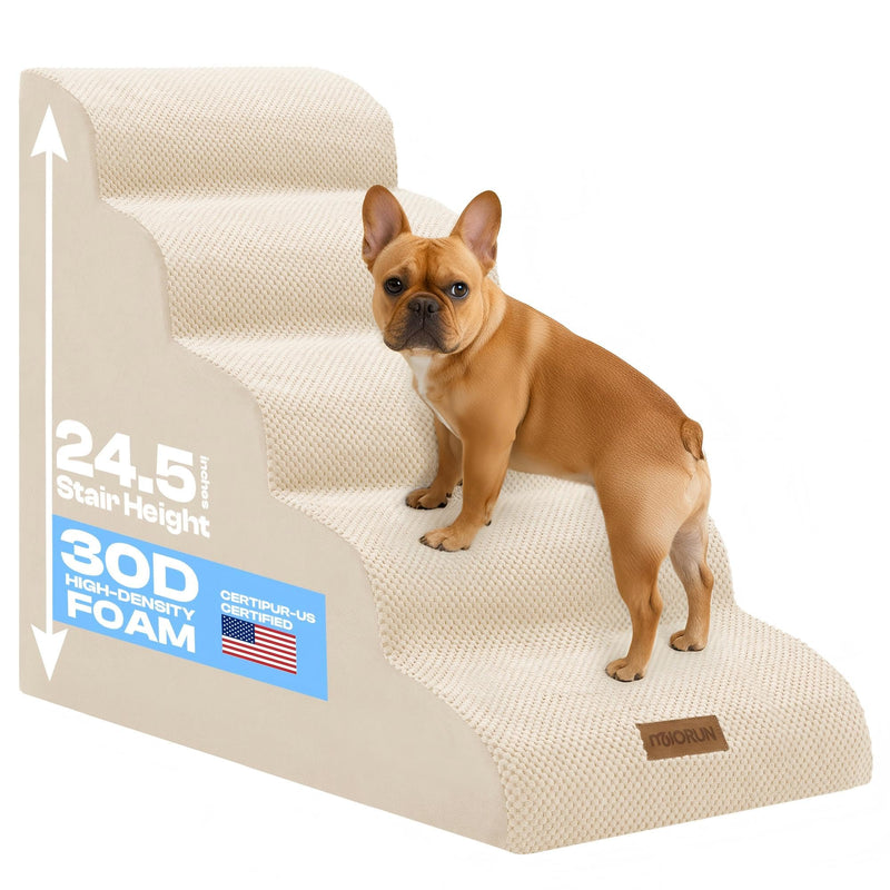 Miorun Dog Stairs for High Beds, Extra Tall 24.5