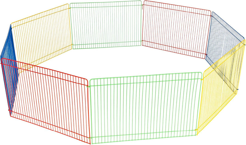 Prevue Pet Products Multi-Color Small Pet Playpen - Multi-Color
