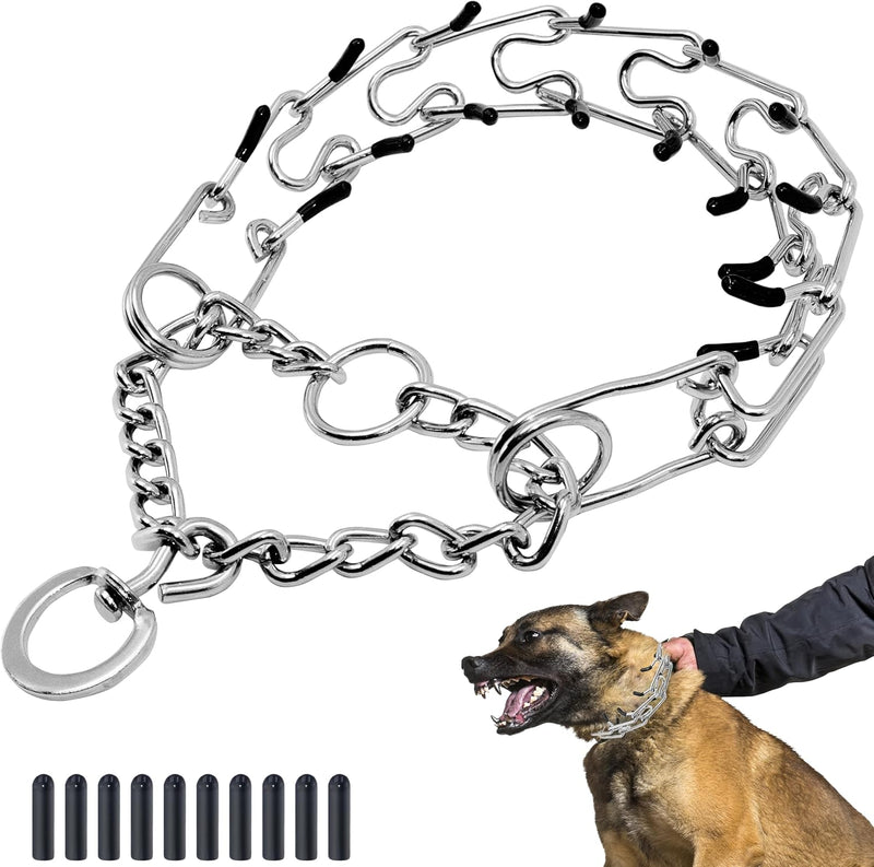 Adjustable Dog Collar, Large Pinch Collar for Dogs, 3.5mm, 19.6-Inch