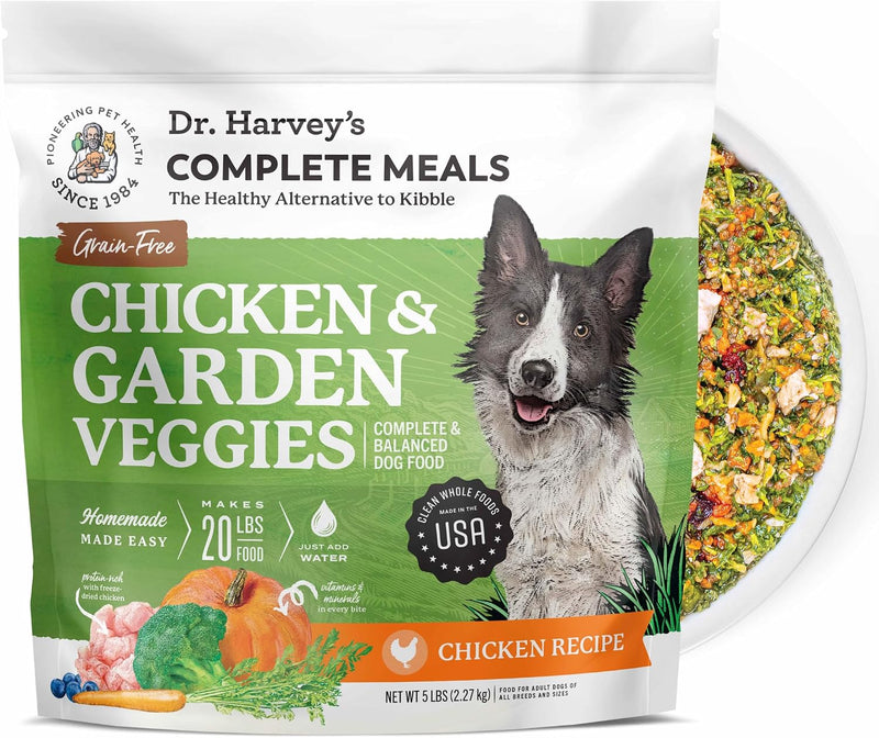 Dr. Harvey's Chicken & Garden Veggies Dog Food, Grain-Free (5 lb)