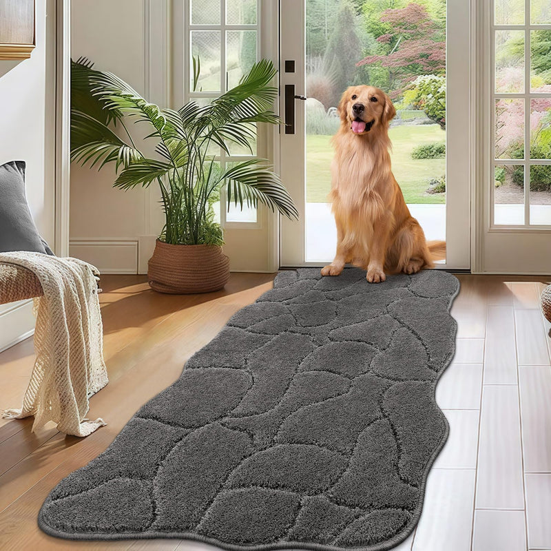 BSICPRO Dog Runner Mat for Mud Paws, Dirt Trapper Mat, 47x22 Inch