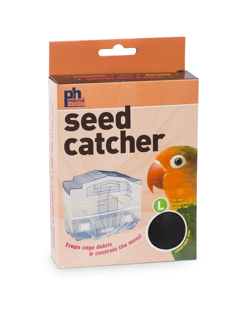 Prevue Pet Products 822B Mesh Bird Seed Catcher, Black, Large/13