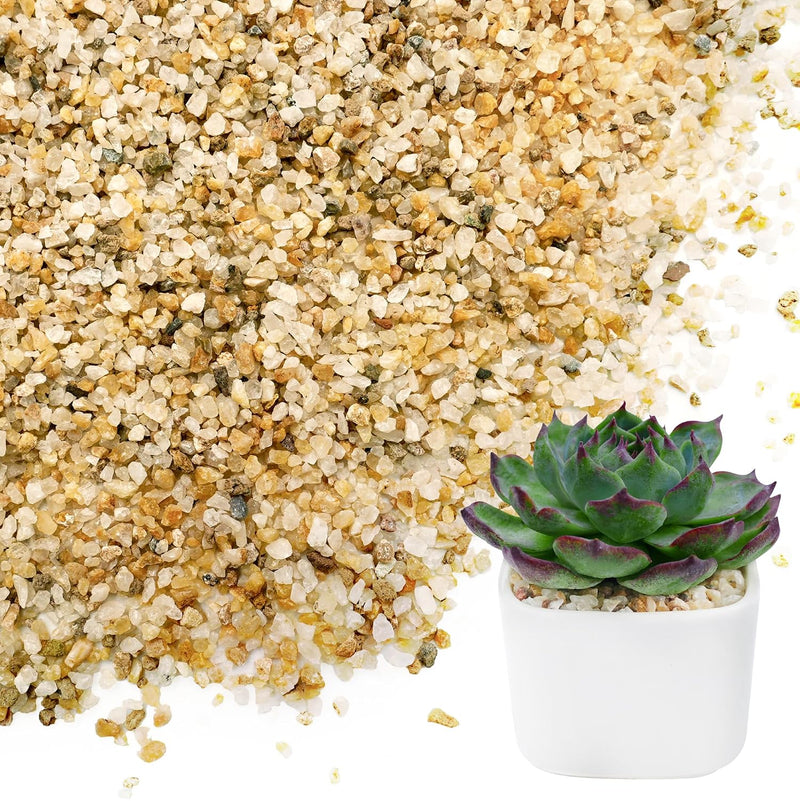 NUPICK 1-2mm Coarse Sand for Plants, 6lb Horticultural Sand for Succulents