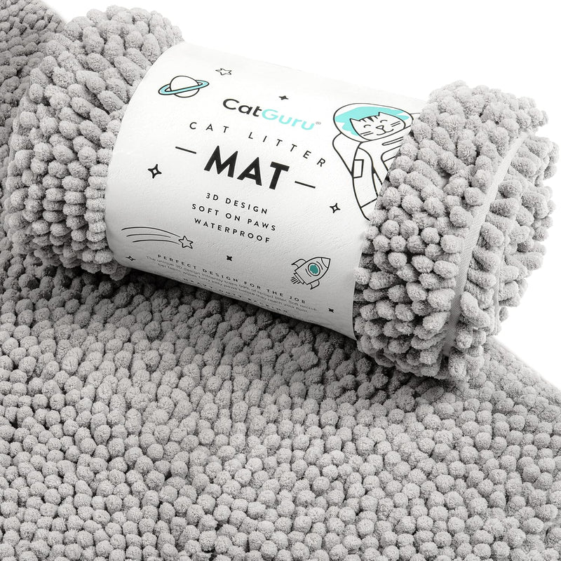 CatGuru Cat Litter Mat, Medium, Extra Large, XXL, Waterproof Litter Box Mat, Non Slip Kitty Litter Mat, Machine Washable