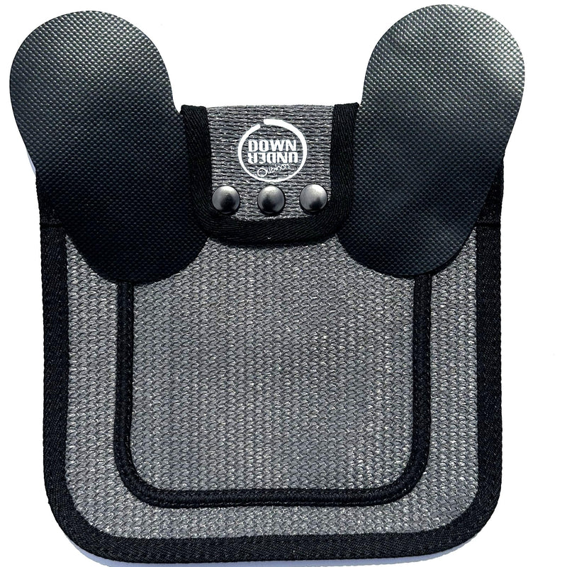 DOWN UNDER OUTDOORS Chicken Saddle with Adjustable Straps for Medium and Large Hens, Chicken Apron, Poultry Saver, Pet Supplies, Including Shoulder Cover (Grey Mesh)