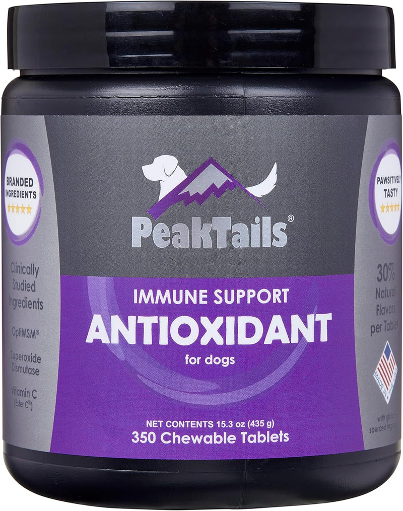Kala Health PeakTails Antioxidant Immune Support for Dogs, 350 Count