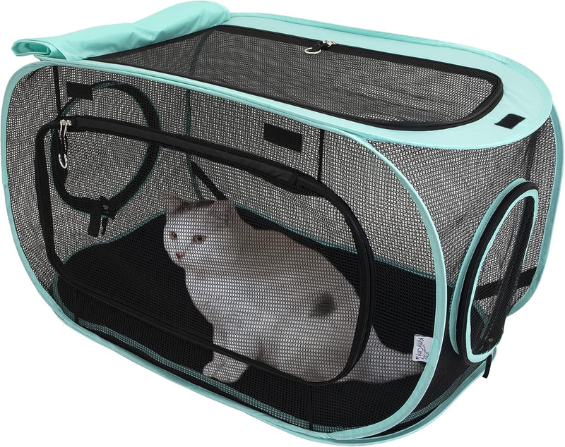 Kitty City Outdoor Catio Furniture and Play Kits for Cats, Outdoor Kennel