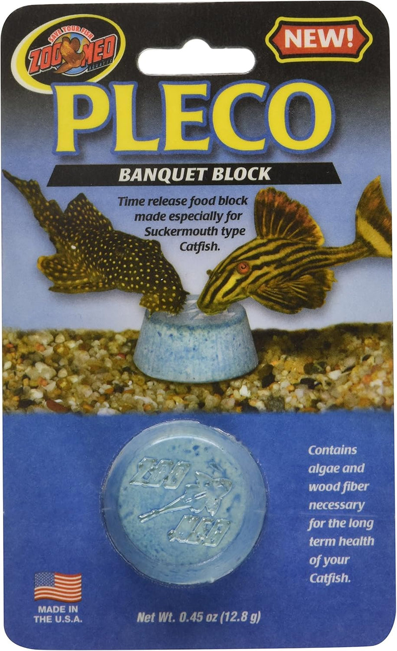 Zoo Med Laboratories Pleco Banquet Block Black 0.45 Ounce (Pack of 1)
