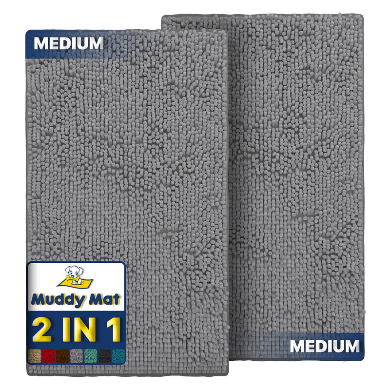 Muddy Mat® 2-Piece Grey Medium 30