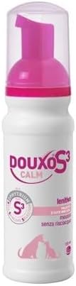 Douxo S3 Calm Itch Relief Dog and Cat Leave on Mousse - Hypoallergenic Fragrance - for Itchy or Irritated Skin - Veterinary Recommended and Clinically Proven - Safe Skincare Selection - 150ml,D98010J