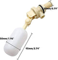 2 Pack Float Valve Stable Water Automatic Pet Water Dispenser Shut Off 1/2" Automatic Waterer Bowl Fill Feed Water Troug