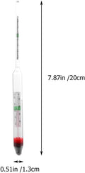 balacoo 4 Pcs Floating Aquarium Hydrometer with Thermometer 32-110°F/0-43°C