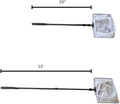 UNEAK - Aquarium Fish Net with Extendable 22"-33" Handle, Telescopic Fish Tank Nets, Fine Mesh Net for Fish and Shrimp C