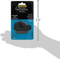 Master Grooming Tools Contoured Grip Flea Combs — Ergonomic Combs for Removing Fleas, Black, 3-inch