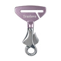 Truelove Vehicle Seat Belt Safety Buckle Lock, Dog Seat Belt Clip Universal Dog Car Restraint - Dog Seatbelt Lock - Portable Vehicle Seatbelt Harness for Pet Car Travel (Purple)