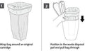EcoLeo Refill Bags, Litter Genie Compatible, Equals 4 1/2 Pack of Name Brand, Litter Champ and Litter Locker Compatible