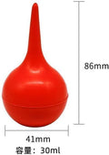 2Pcs Red Manual Amniotic Fluid Suction Device Canine Feline Pet Puppy Dog for Nasal Home Clinic Choking Pumping Delivery