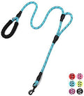 Plutus Pet Rope Dog Leash 6ft Long,Traffic Padded Two Handle,Heavy Duty,Reflective Double Handles Lead for Control Safet