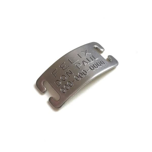 Boomerang Tags Cat Tag - Small Dog Tag, Will Last Your Pets Lifetime - Cat Tags Personalized Small, Engraved Stainless Steel Silent, ID Tag (Open End X-Small for 3/8 or 1/2 Inch Snap Style Collar)