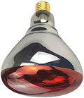 2 Pack 250W Heat Lamp Red Infrared Bulbs Glass Lamp Bulb for Food Service, Brooder Bulb, Chicks, Pet, Bathroom, Light Th