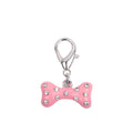 XKSRWE Bling Rhinestones Bone Charm Pendant Jewelry for Pet Dog Cat Puppy Necklace Collar Accessory