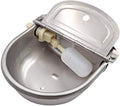 2 Pack Float Valve Stable Water Automatic Pet Water Dispenser Shut Off 1/2" Automatic Waterer Bowl Fill Feed Water Troug