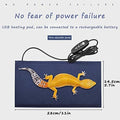 Small Reptile Heating Pad Reptile Heat Pad, 3 Level Adjustable Temperature USB Heating Pad Reptiles Heating Mat, Terrari