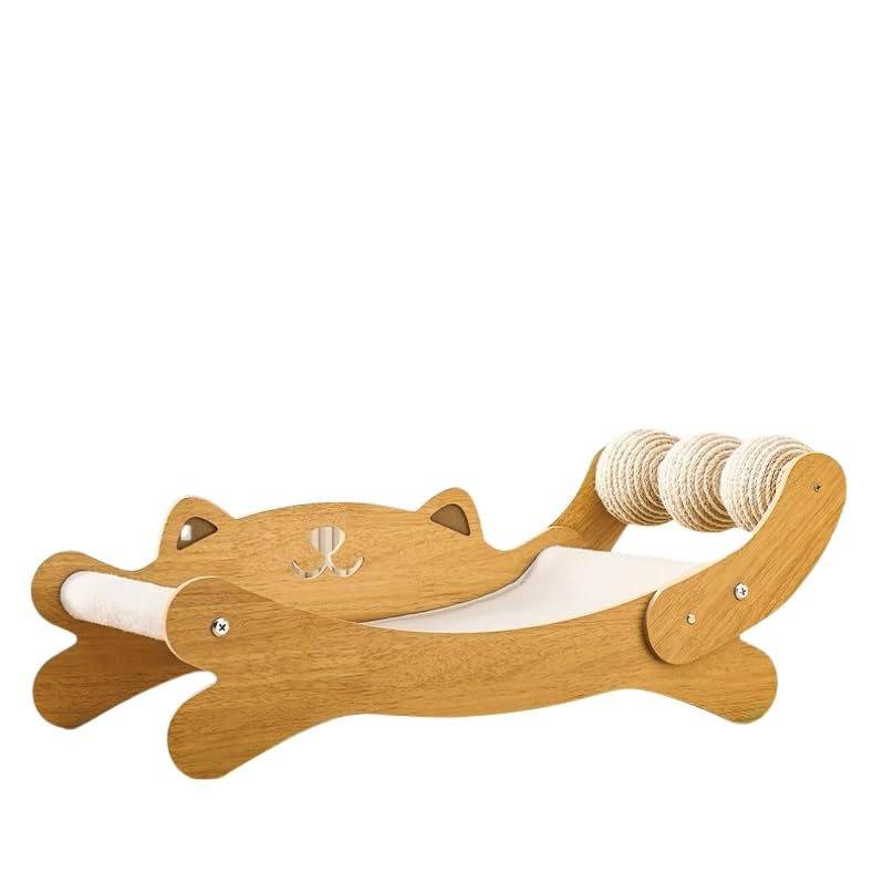 Lisusunifa Fun Cat - Face Cat Couch with Scratchable Ropes