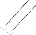 49'' Carbon Snake Hook Catcher Stick Tongs Grabber, 2 Pack