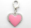 XKSRWE Dog Cat Rhinestones Love Charm Pendant Jewelry Pet Puppy Necklace Collar Accessory